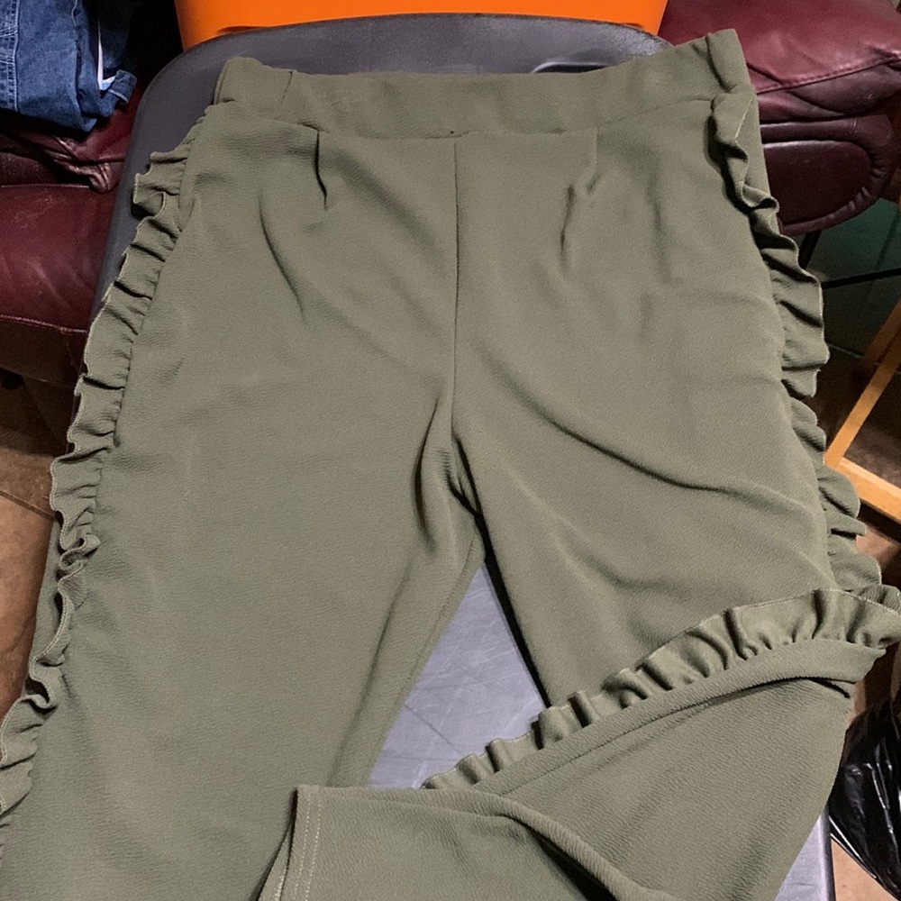 High waisted Cropped Pants